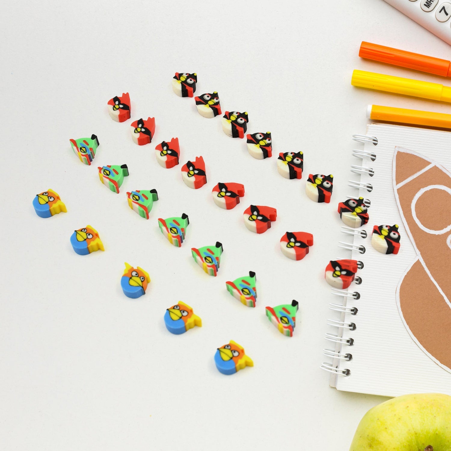 Colorful Novelty Eraser Set for Kids and Gifts (28 Pcs In 1 Packet) Colorful Novelty Eraser Set for Kids and Gifts (28 Pcs In 1 Packet)
